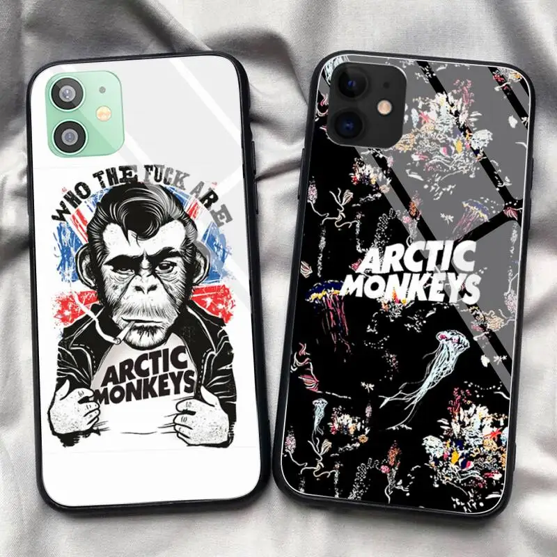 Модный чехол для телефона из закаленного стекла iPhone 11 Pro XR XS MAX 8X7 6S 6 Plus12 Max