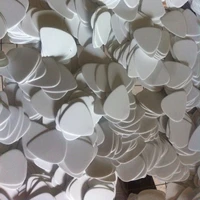 200pcs free fast shipping celluloid material blank white guitar picks