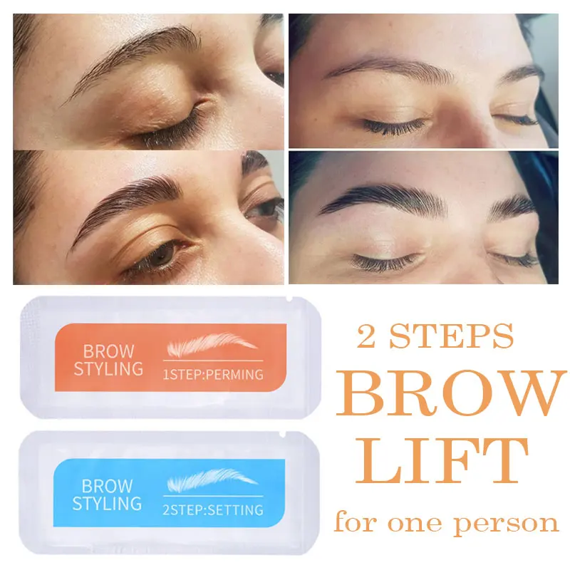 Easy Eyebrow Lift Brow Kit Growth Beauty Salon Semi Permanent Lamination Home Use Professional Dropshipping | Красота и здоровье
