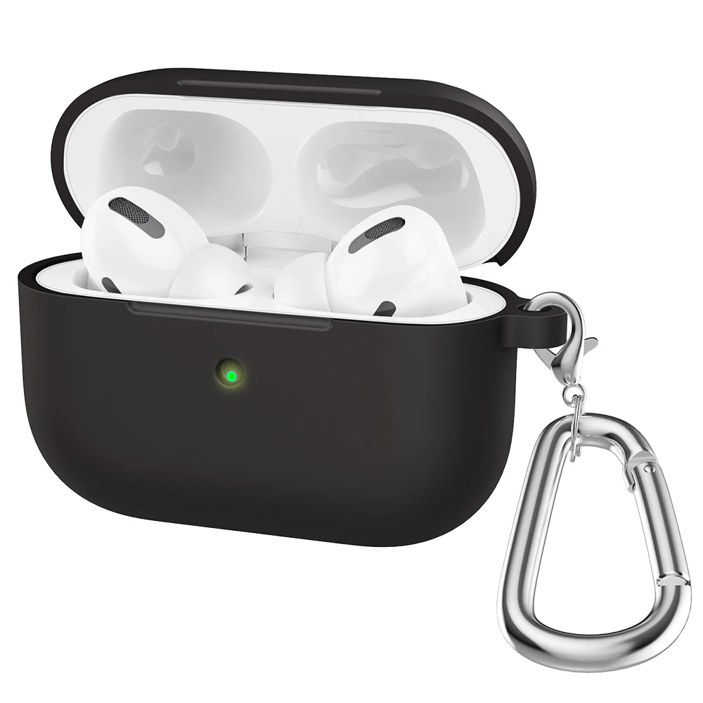 Мини Мягкий силиконовый чехол для Apple Airpods Pro противоударный гарнитура AirPods s