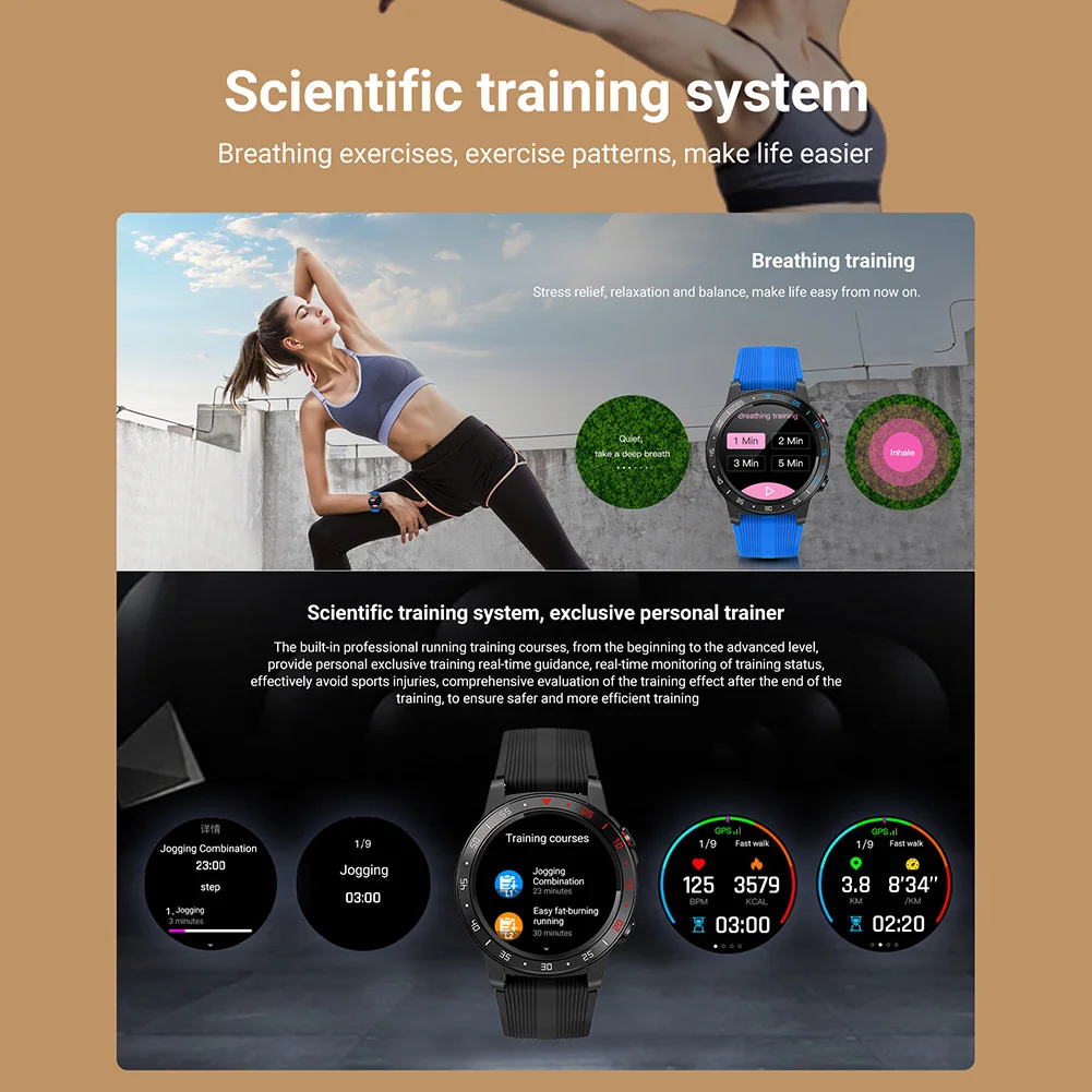 Водонепроницаемые Смарт-часы мужские водонепроницаемые часы с несколькими