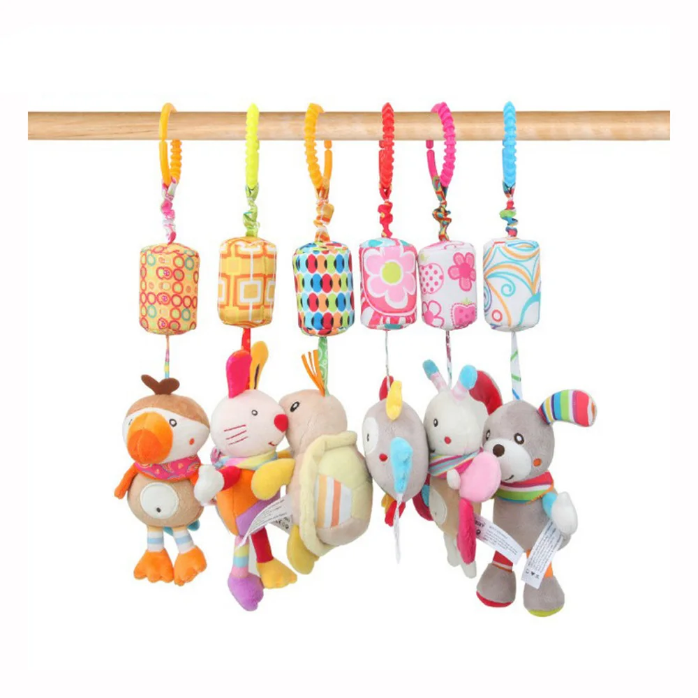 

0-12 Months educational toys Bed Hanging Rattle toddler toys newborn toys Stroller Toy Rattles Mobile Trolley toys
