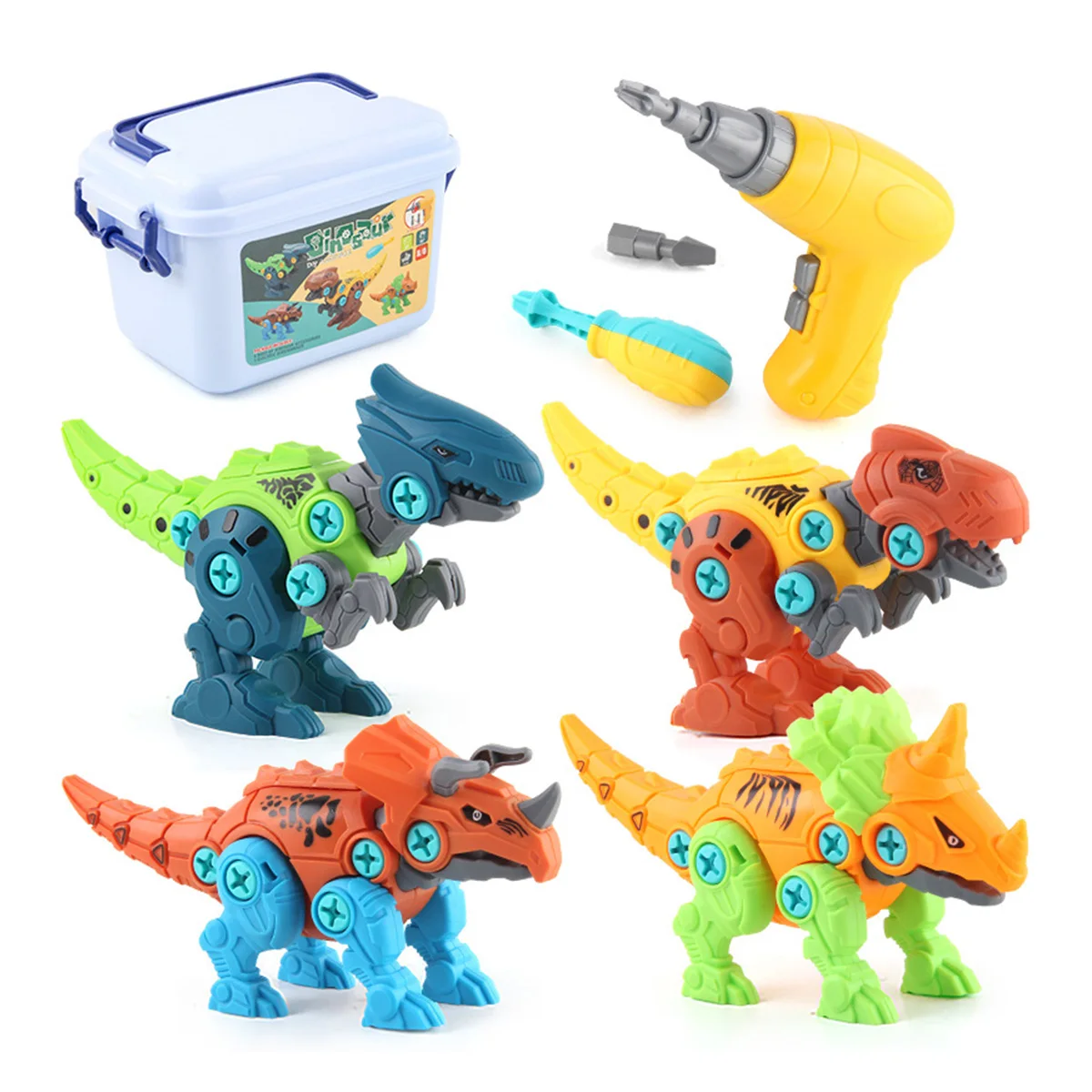 

Take Apart Dinosaur Toy Early Educational DIY Assemble Dinosaur Toy Interactive Dinosaur Construction Set Hand-on Ability Train