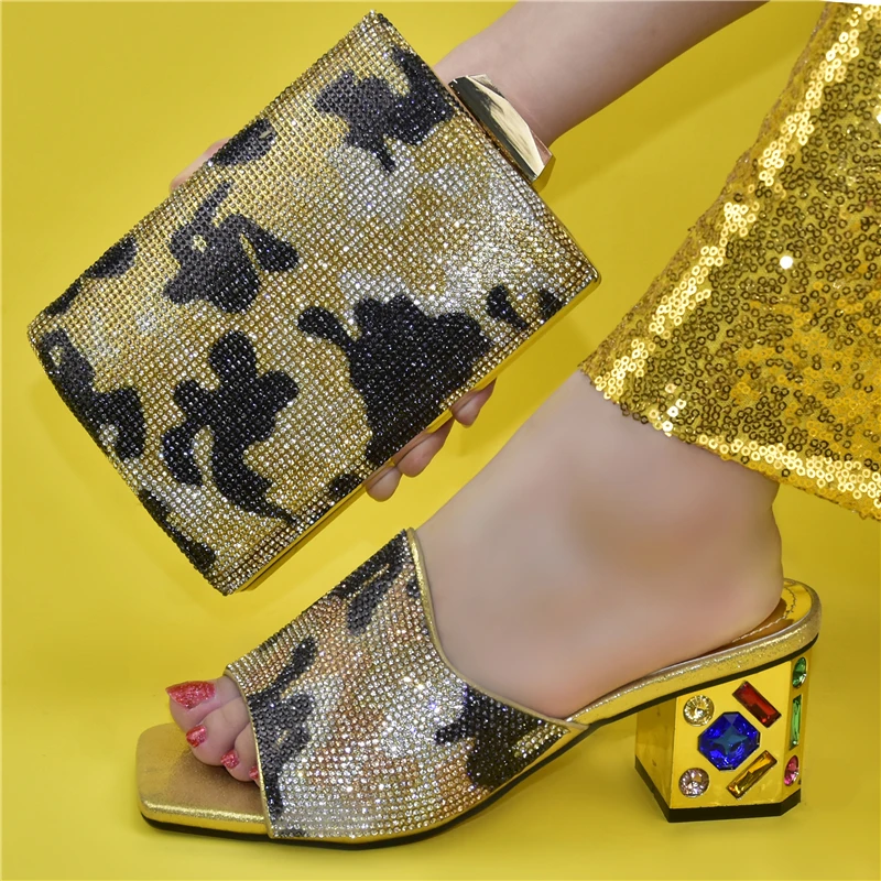 Новинка комплект из итальянских туфель и сумочки для свадьбы итальянский