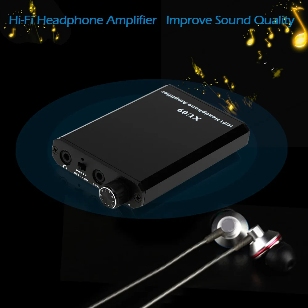 Усилитель для наушников XU09 Hi Fi портативный высококачественный усилитель звука