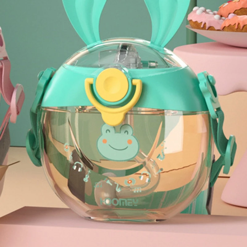 Детская чашка для воды с соломинкой термос студенческий пончик чайник немецкий