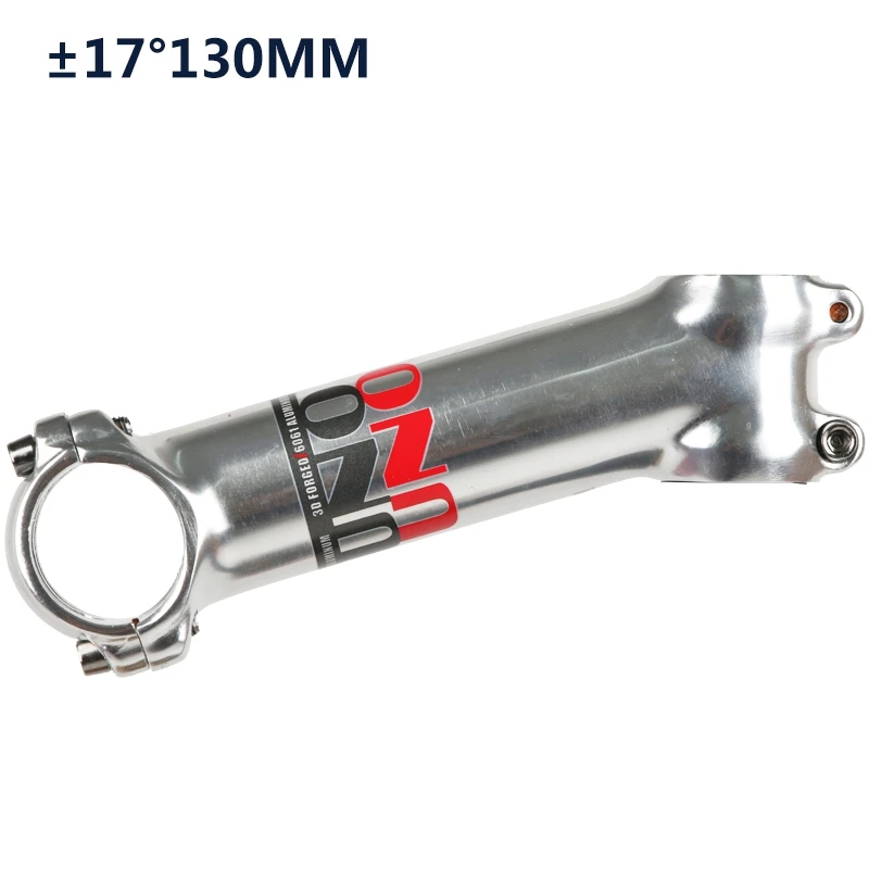 17 Degree 130mm UNO 31,8*28,6 мм сплав дорога горный велосипед ствол руль для велосипеда 7 17 35 градусов полированный серебряный велосипед ствол MTB - Цвет: 17 Degree 130mm