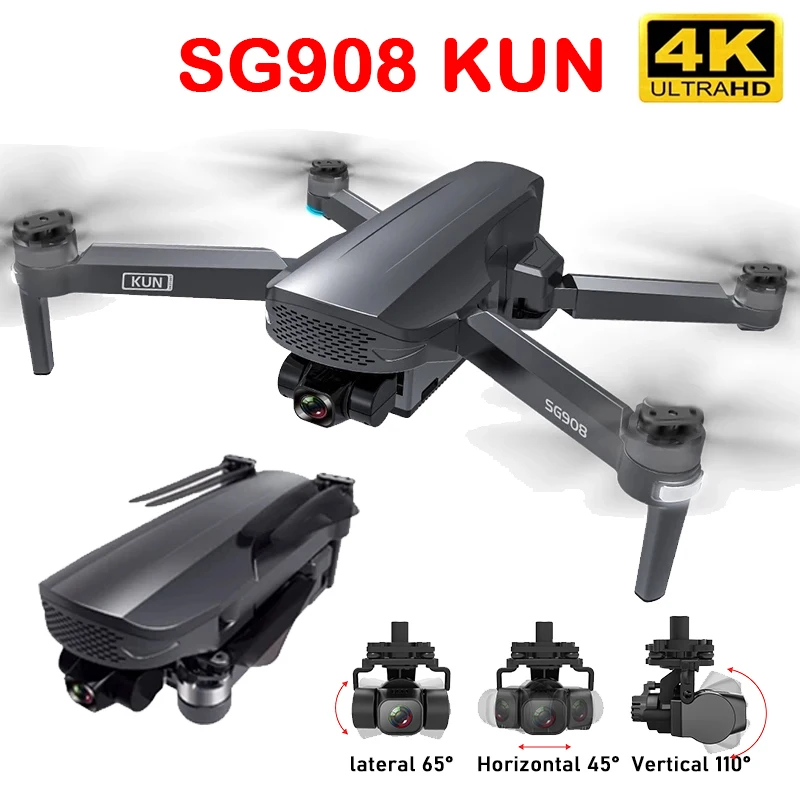 

Трехосевой карданный подвес для дрона SG908 с профессиональной камерой 4K 5G GPS Wi-Fi FPV Дрон бесщеточный мотор Радиоуправляемый квадрокоптер VS SG906...