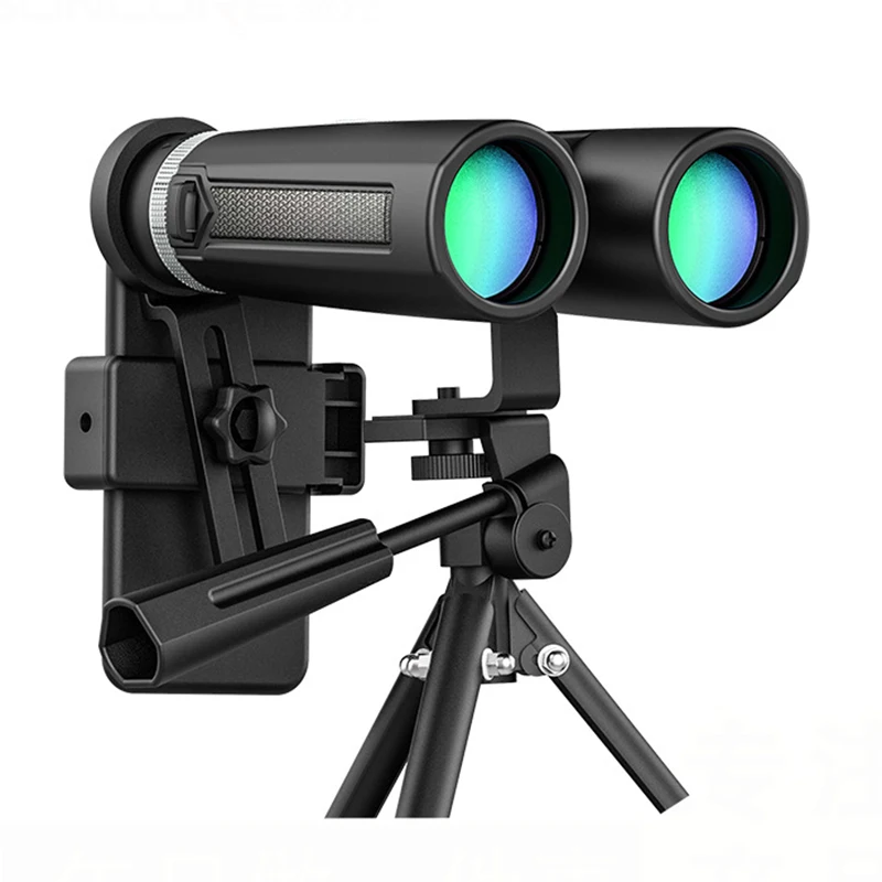 12X42 Профессиональный бинокль с адаптером для телефона HD компактный