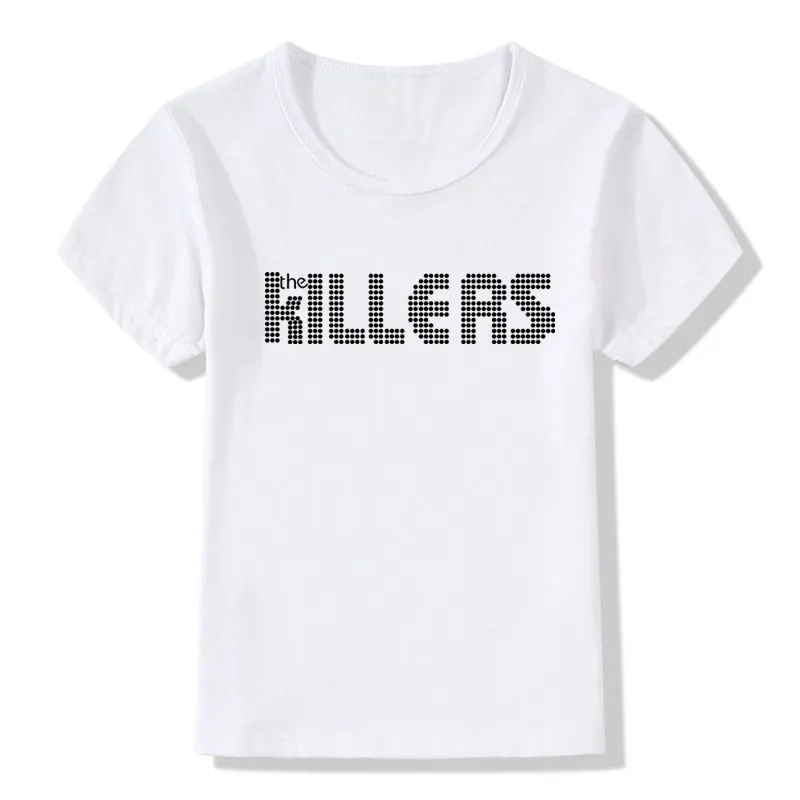 

Boy and Girl Print The Killers Fashion T-shirt Children Short sleeve Summer punk rock hipster Tshirts Kids Tops Tee Baby Clothes