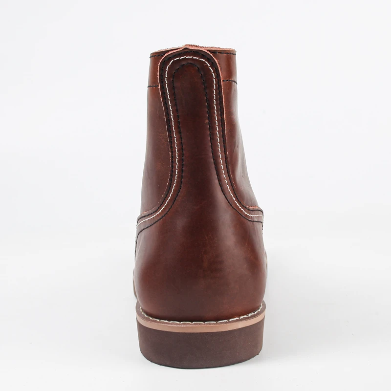 

YWYGMZ High Quality Casual Men Shoes Handmade Spring Dress Ankle Boots Vintage Tooling Wings Cow Leather Motorcycle Boots