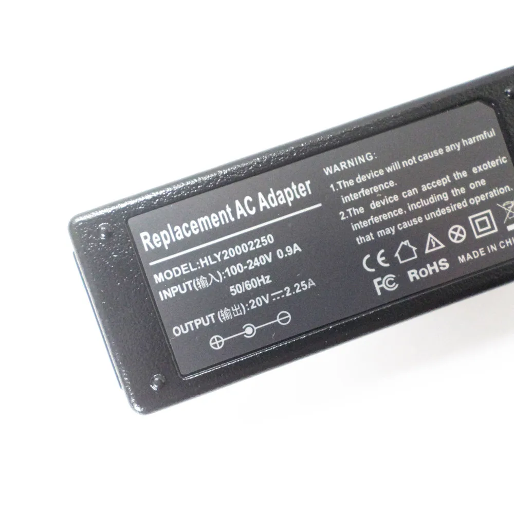 

New 20V 2.25A 45W AC Adapter Battery Charger Power Supply Cord For Lenovo Yoga 300-11IBR 300-11IBY 36200245 36200246 ADLX45NCC3A