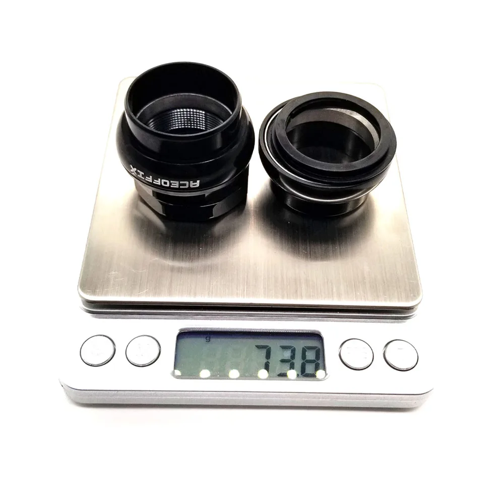 Сверхлегкая велосипедная гарнитура 34 мм 74 г для складных велосипедов 1 1/8 дюйма (28