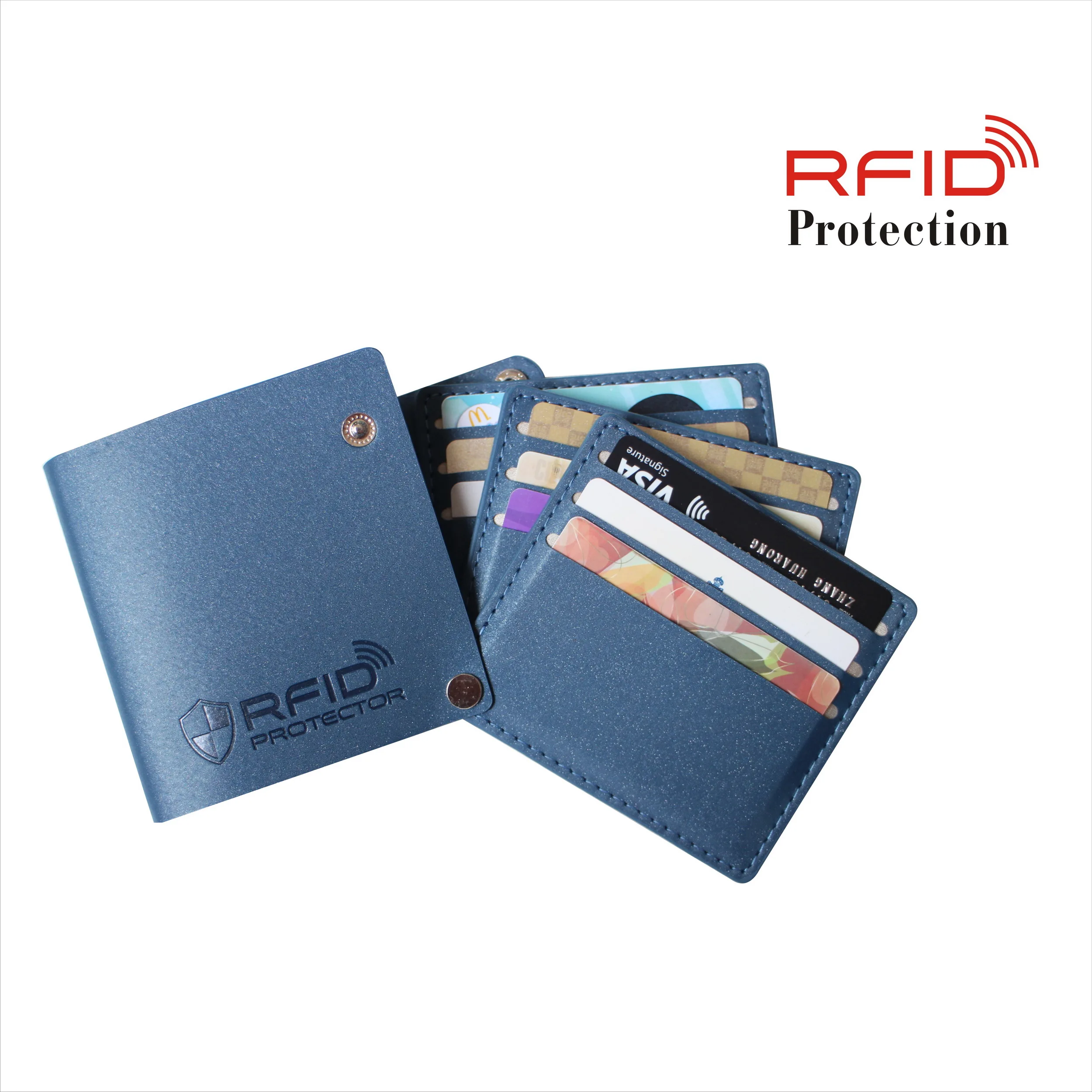Новые стили защита от кражи для карт из искусственной кожи RFID Блокировка