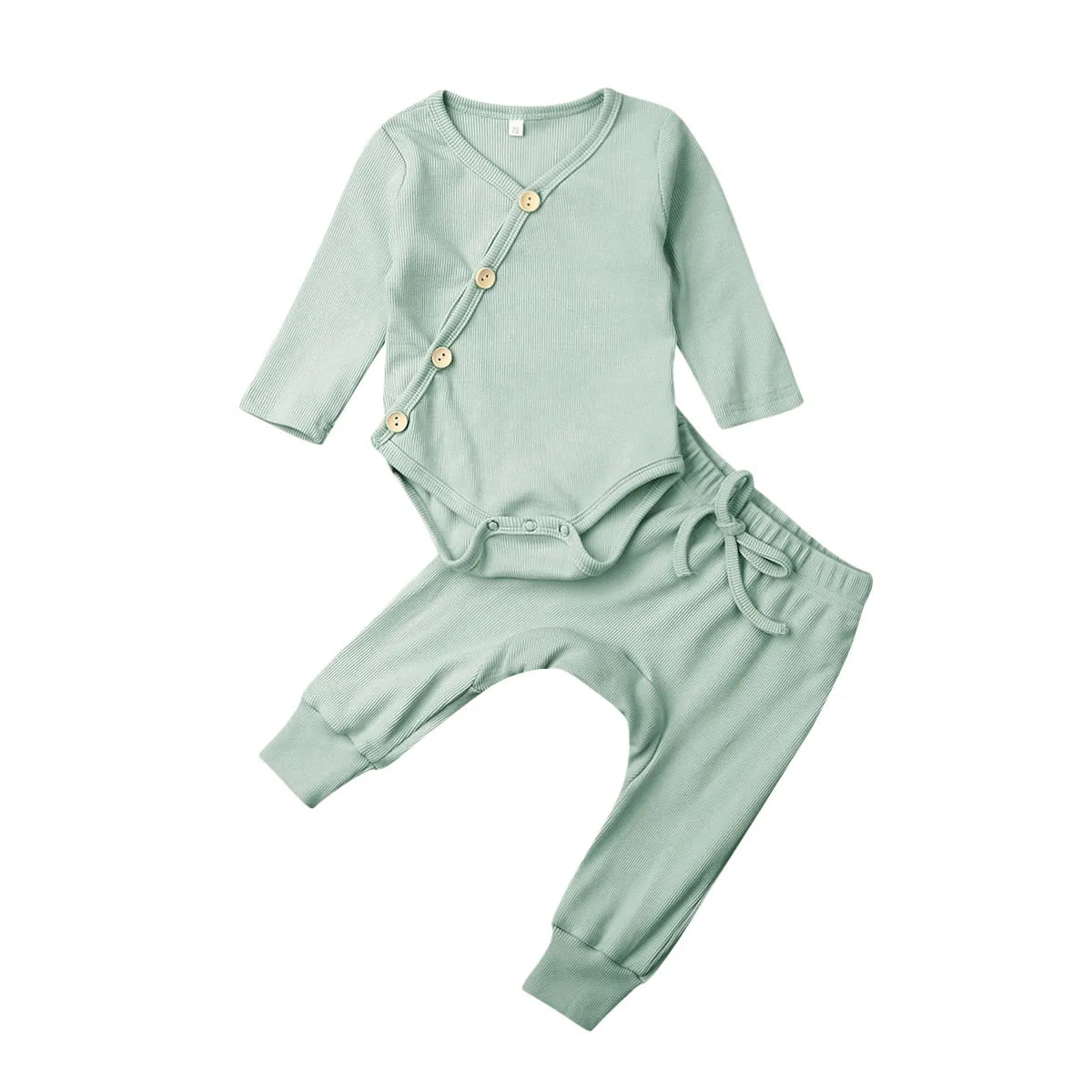

2021 Baby Spring Autumn Clothing Infant Infant Baby Boy Girl Clothes Winter Long Sleeve Tops Pants Outfits 2Pcs Sets Tracksuits