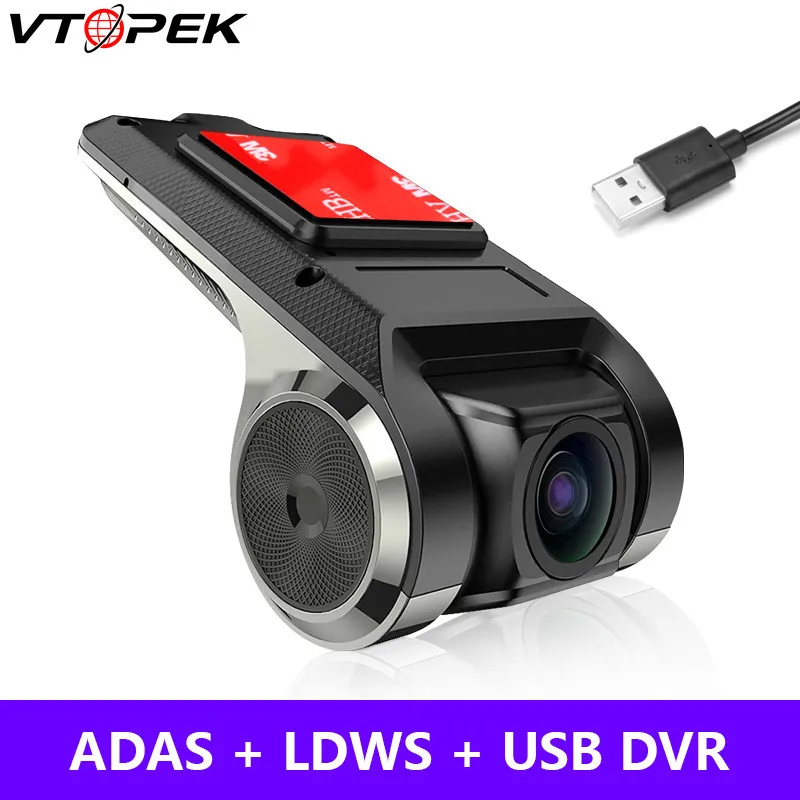 ADAS HD USB DVR камера для Android автомобильный dvd-плеер g-сенсор видеорегистратор