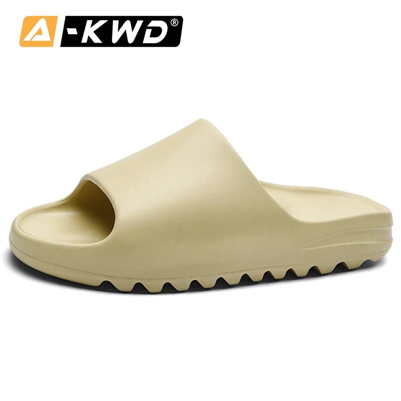 

2020 Designer Kanye West Man Slippers Men Foam Runner Summer Men's Slide Unisex Casual Slippers Beach Shoes Sandals Men EVA E 46