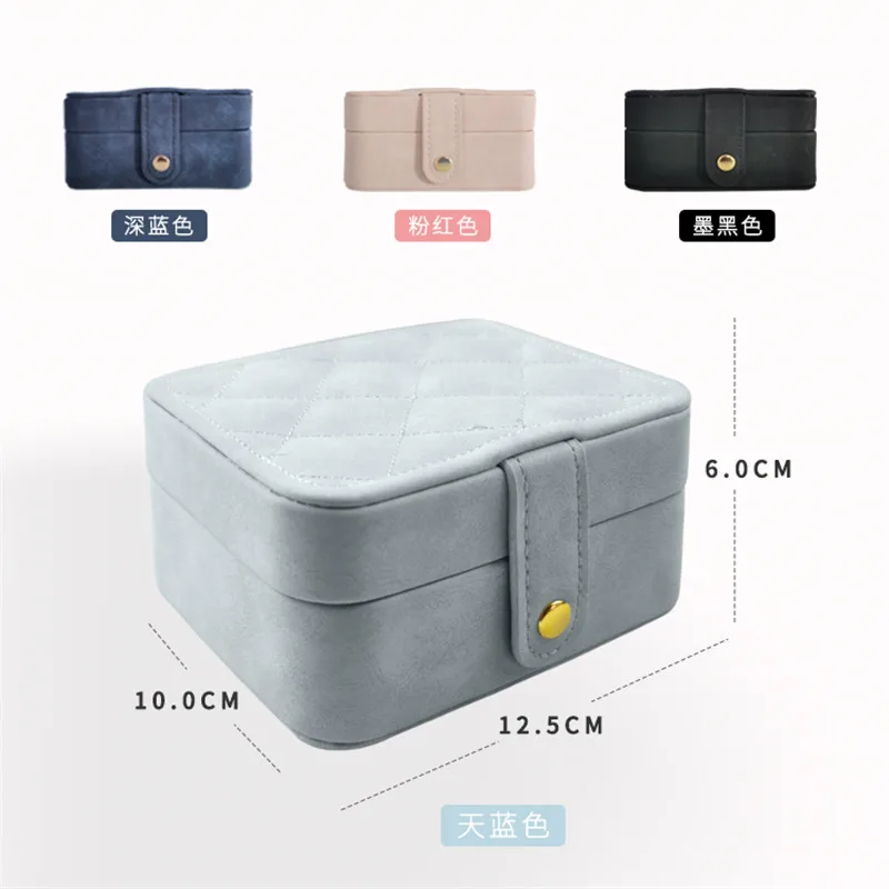 Новинка 2020 коробка для хранения ювелирных изделий кожаное кольцо с гробом серег