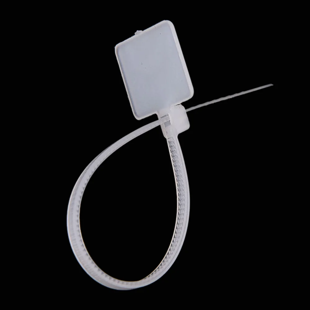 100 шт. многофункциональные нейлоновые бирки для галстуков самоблокирующиеся