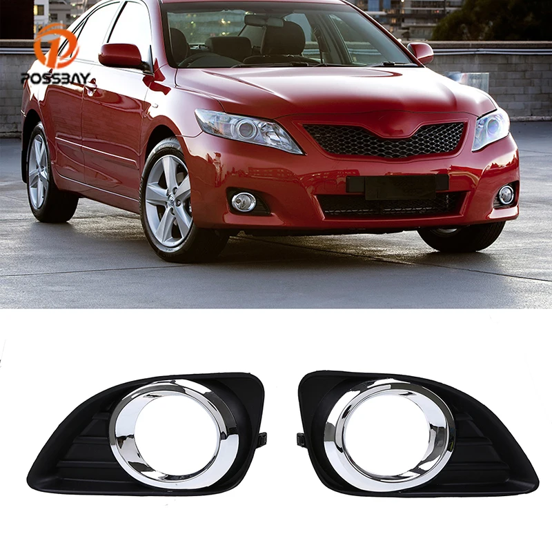 Противотуманный светильник POSSBAY с хромированной отделкой для Toyota Camry XV40 2010