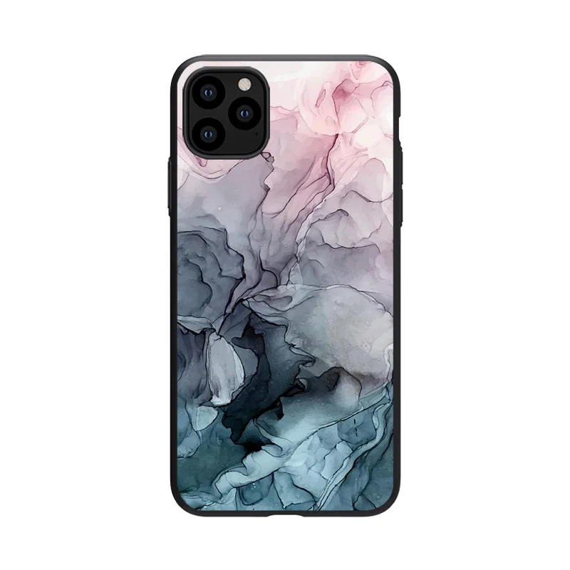 Чехол с акварельным рисунком мрамора для iPhone 12 Pro Mini мягкий чехол из ТПУ