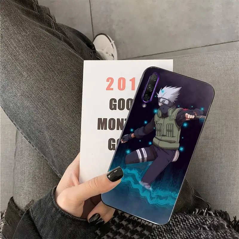 

FHNBLJ Naruto Kakashi Phone Case For Huawei Y6 7prime 9prime Y5 2019 Y5 Y6Prime 2018 Nova 3E mate10 20lite 20Pro funda case