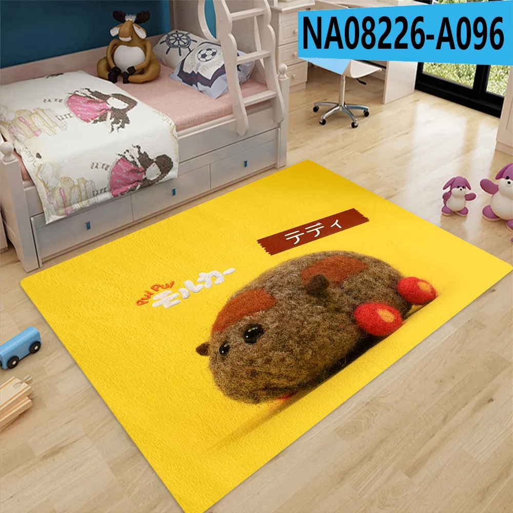 

Guinea Pig PUI PUI Floor Mat Baby Crawling Soft Crystal Velvet Anti Ash Dust Anti Slip Bottom Baby Toy Baby Household Carpet