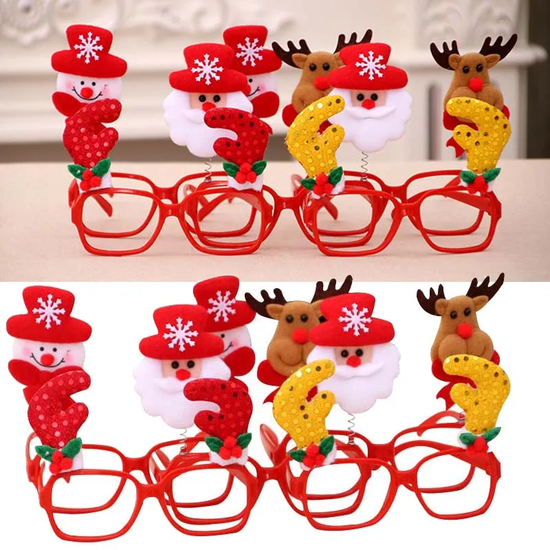 Рождественские очки рамка для очков креативные подарки Мультяшные детские