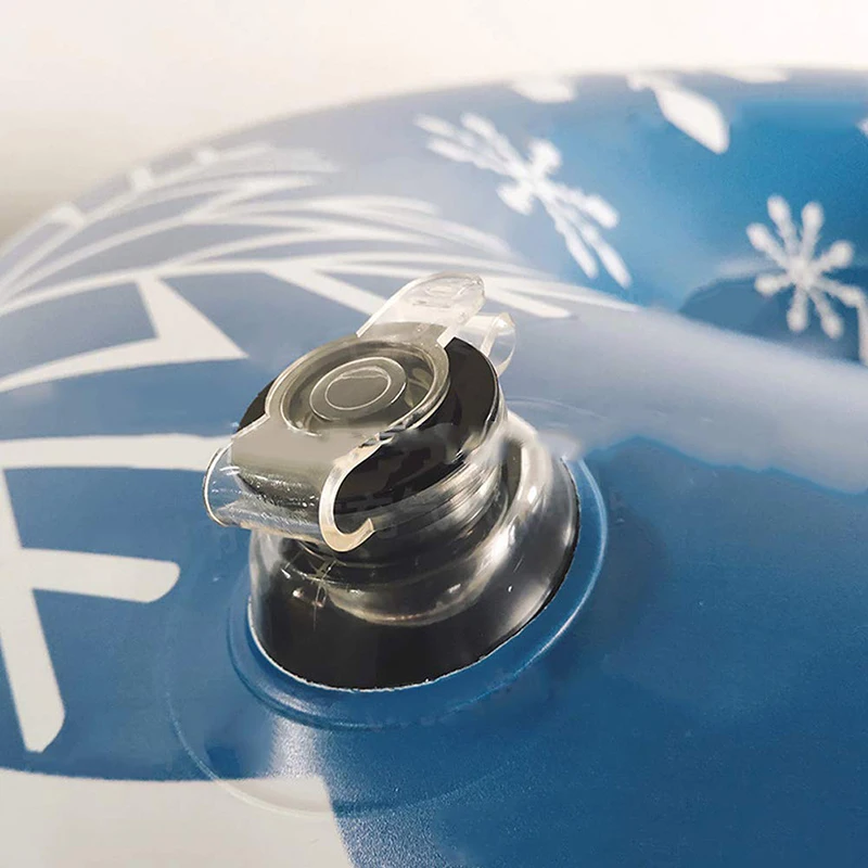 Игрушка для снега зимние надувные лыжи круг катания на лыжах с ручкой прочные