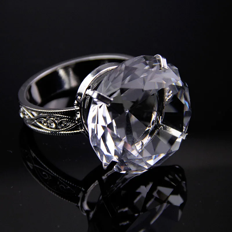 Кольца для салфеток из хрустального стекла украшения стола свадебные банкетные