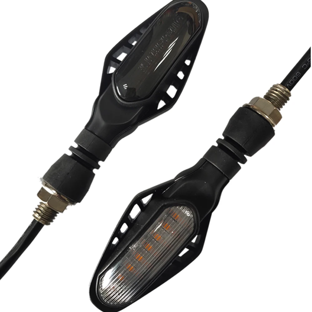 Светодиодный мотоцикл сигнальный светильник s стоп сигнал поворота Копченый