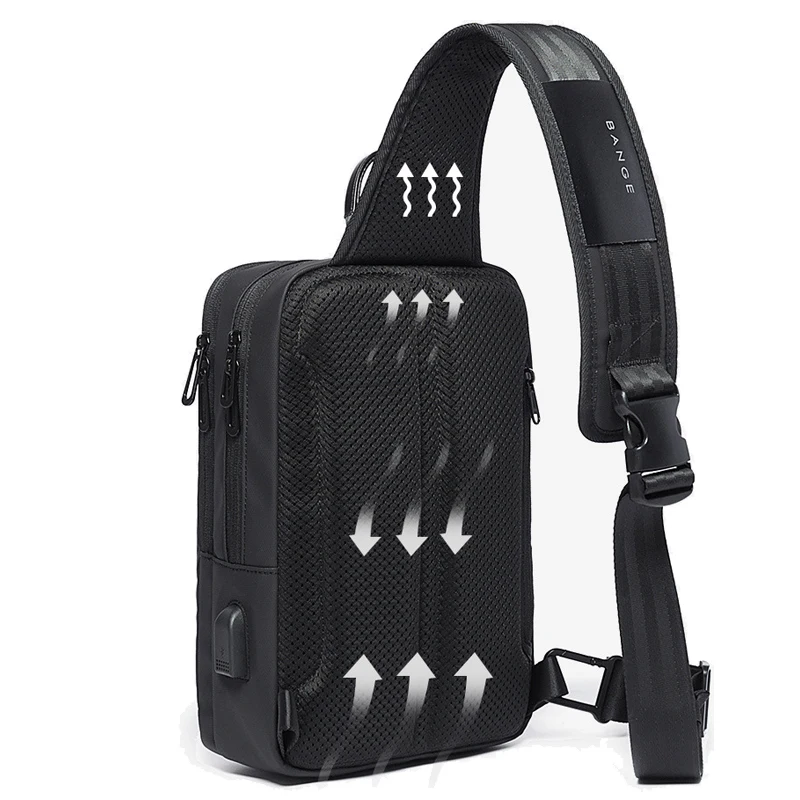 Модные мужские дорожные водонепроницаемые нагрудные спортивные сумки для