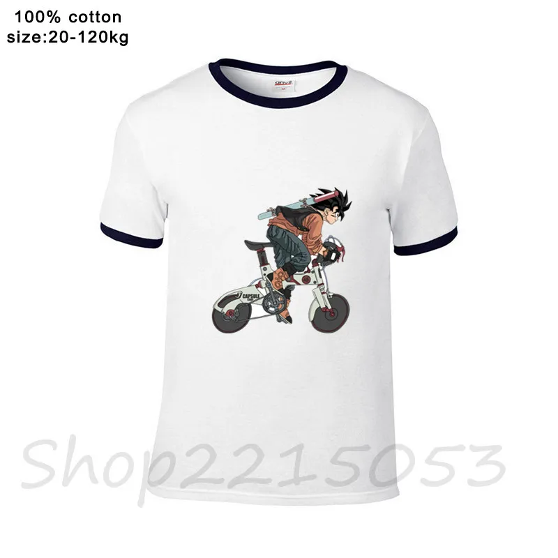 Винтажные Ретро футболки с изображением велосипеда Гоку драконий жемчуг z MTB рок