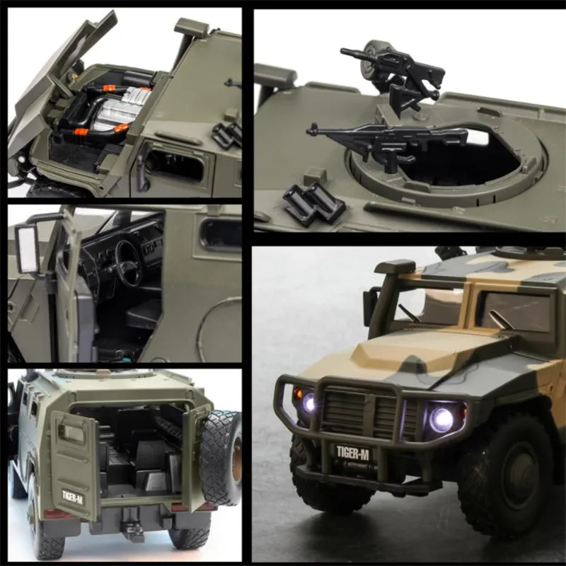 

1:32 Tiger-M Military vehicles Alloy Car Model Diecasts & Toy Vehicles Toy Cars Kid Toys For Children Gifts Boy Toy