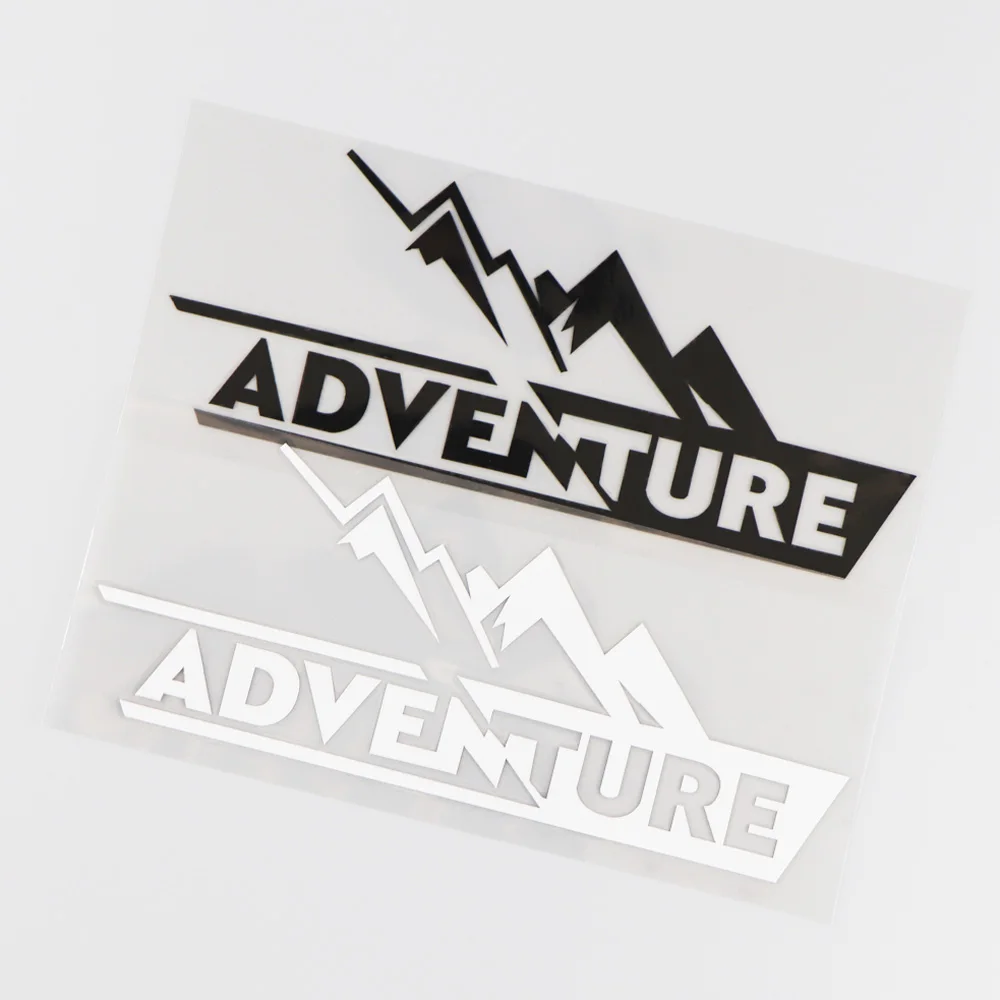 

ADVENTURE Vinyl Decal Car Sticker Modern Art Fashion Cartoon Black/Silver 16cm*6cm