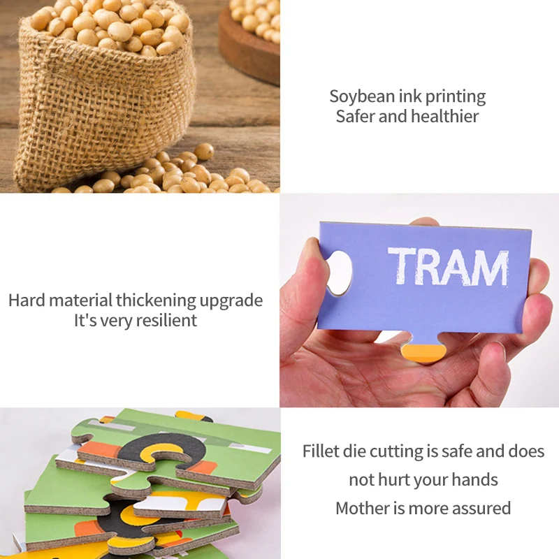 

Montessori Worden Toys Spelling Game Early Childhood Education Toy Learning Wooden Toy Educational Toy Learning Card