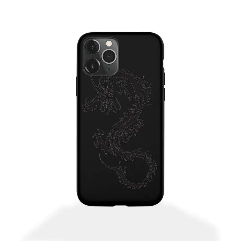 Чехол для телефона с изображением китайского дракона iphone 12 11 Pro Mini XS MAX 8 7 6 6S Plus X 5S SE