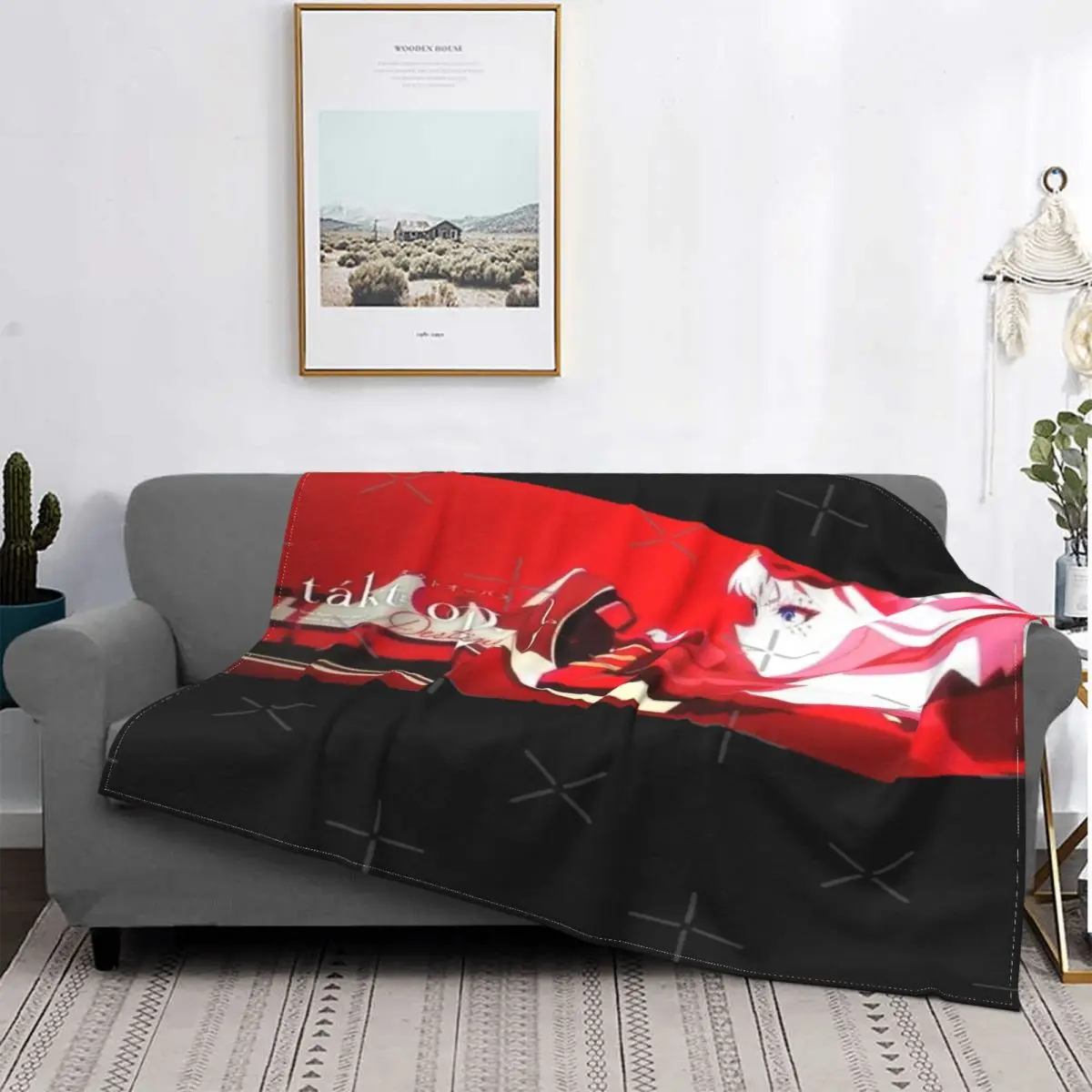 

Takt Op Destiny Cosette manta colcha cama manta a cuadros toalla manta de lana manta ponderada