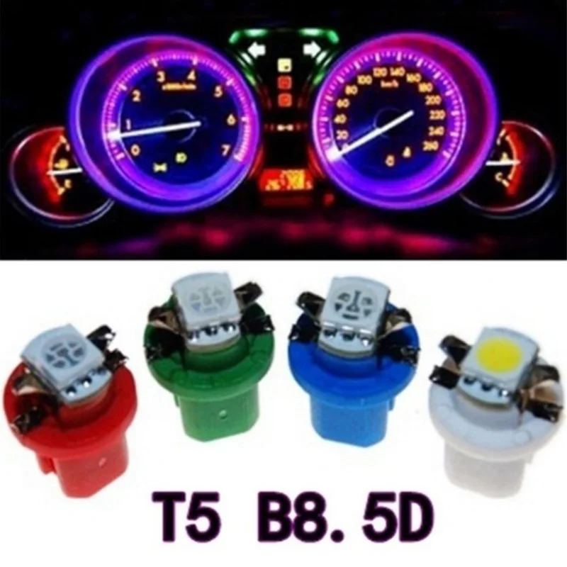 

T5 b8 5 1smd LED car indicator light center console instrument light