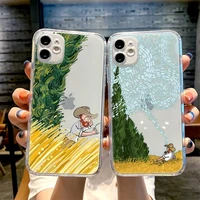 van gogh starry night oil painting phone case for iphone 13 12 11 8 7 plus mini x xs xr pro max transparent soft