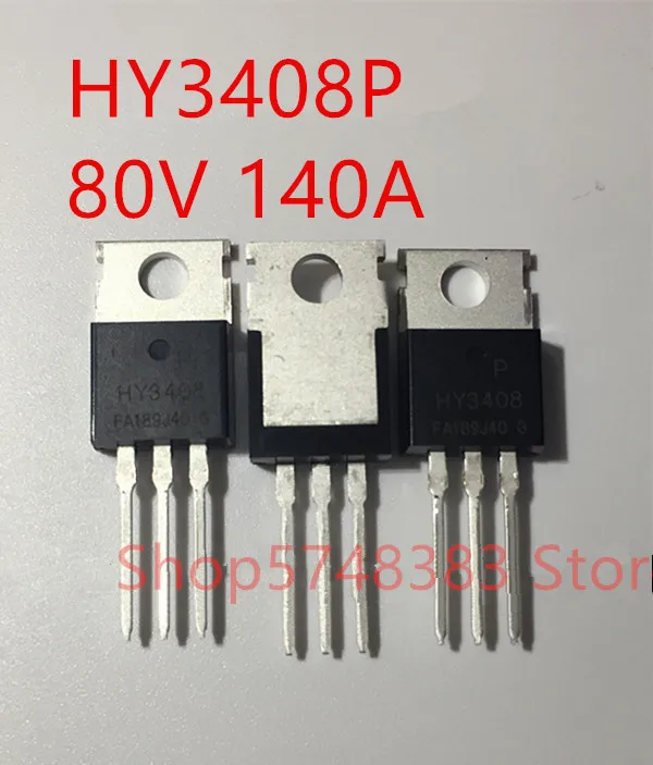 10 шт./лот 100% Новый оригинальный HY3408P TO 220 HY3408B 263 HY3408 80V 140A MOS трубка|Аксессуары для