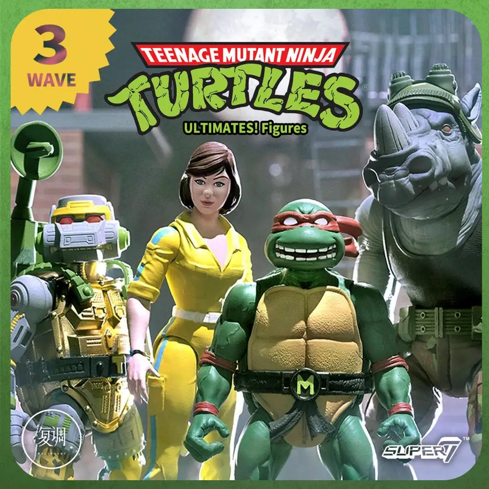 

Экшн-фигурка черепашек-подростков Super7, новинка 2021, коллекционные фигурки, модель, игрушки, подарок для мальчиков