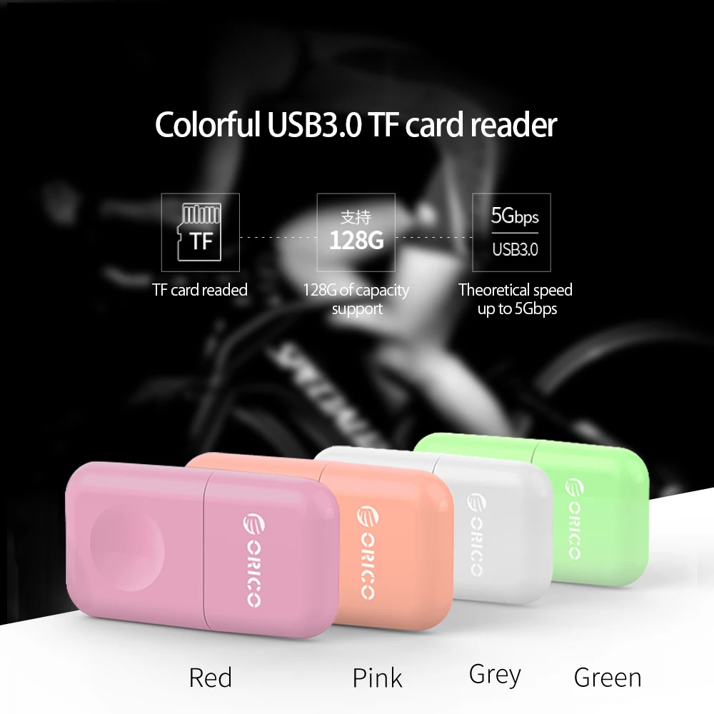ORICO CRS12 кардридер мини многофункциональный дизайн USB 3 0 для tf карты|usb 3.0 card reader|3.0