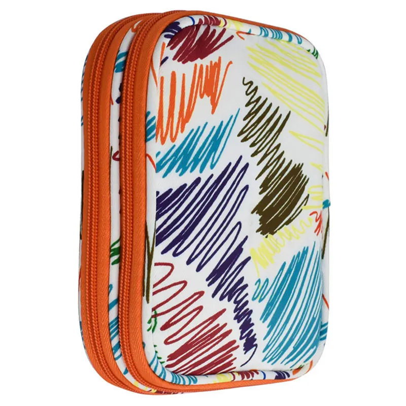 1 шт. сумка для хранения вязания крючком на молнии разноцветные аксессуары