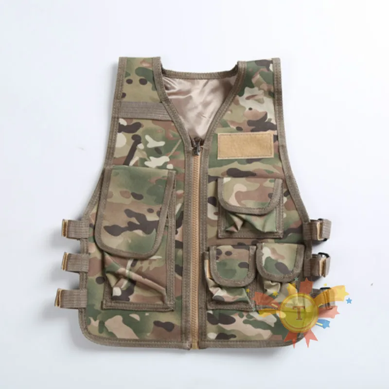 Детский тактический жилет нейлоновый армированный для игр CS детский уличный