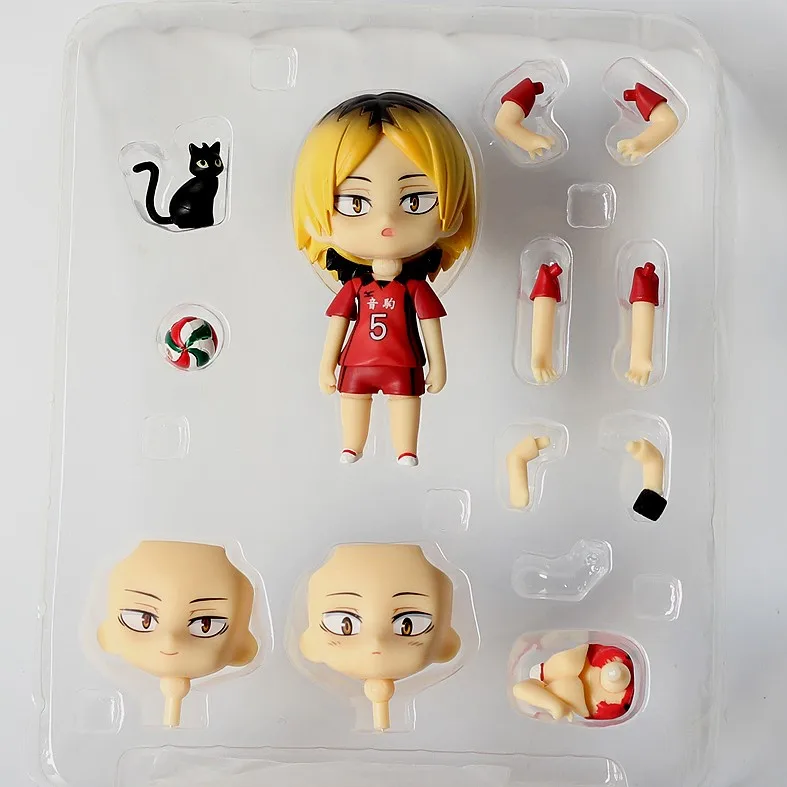 Экшн фигурки Аниме Haikyuu игрушки ГСК 605 # Kozume Kenma Q Version глиняная кукла некома