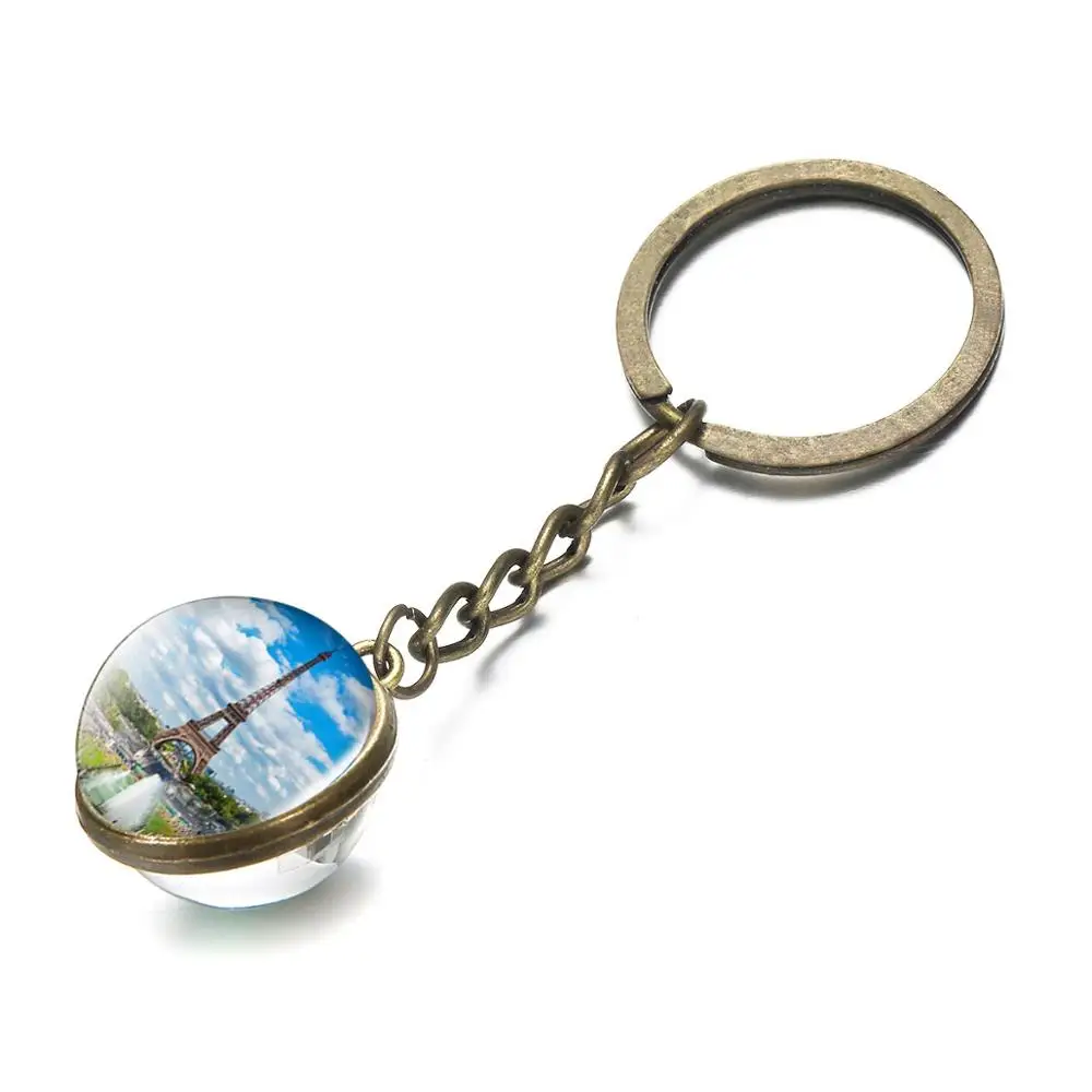 Последняя с подвеской изображением Эйфелевой башни брелок Эйфелева башня