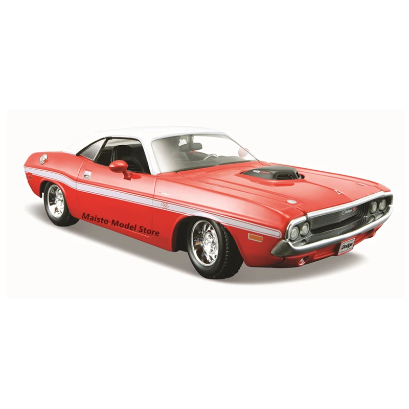 

Maisto 1:24 1970 Dodge Challenger R/T Coupe Highly-detailed die-cast precision model car Model collection gift