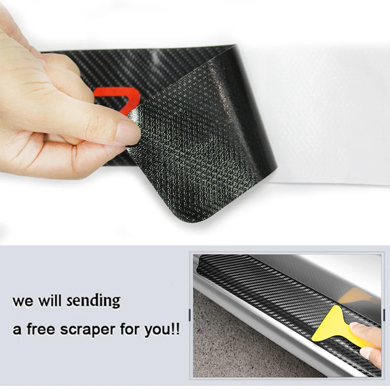 

Car Stickers Tuning Product For Mazda Sport Auto Door Sill Scuff Plate Protector Decal Interior Accessories