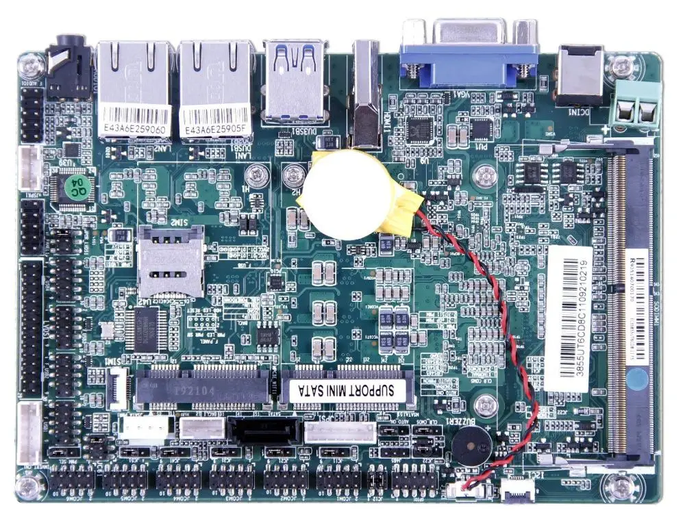 Промышленная Плата ЦП 3 5 дюйма процессор Core i5-6200U 6 * RS232 10 USB встроенная настроенный